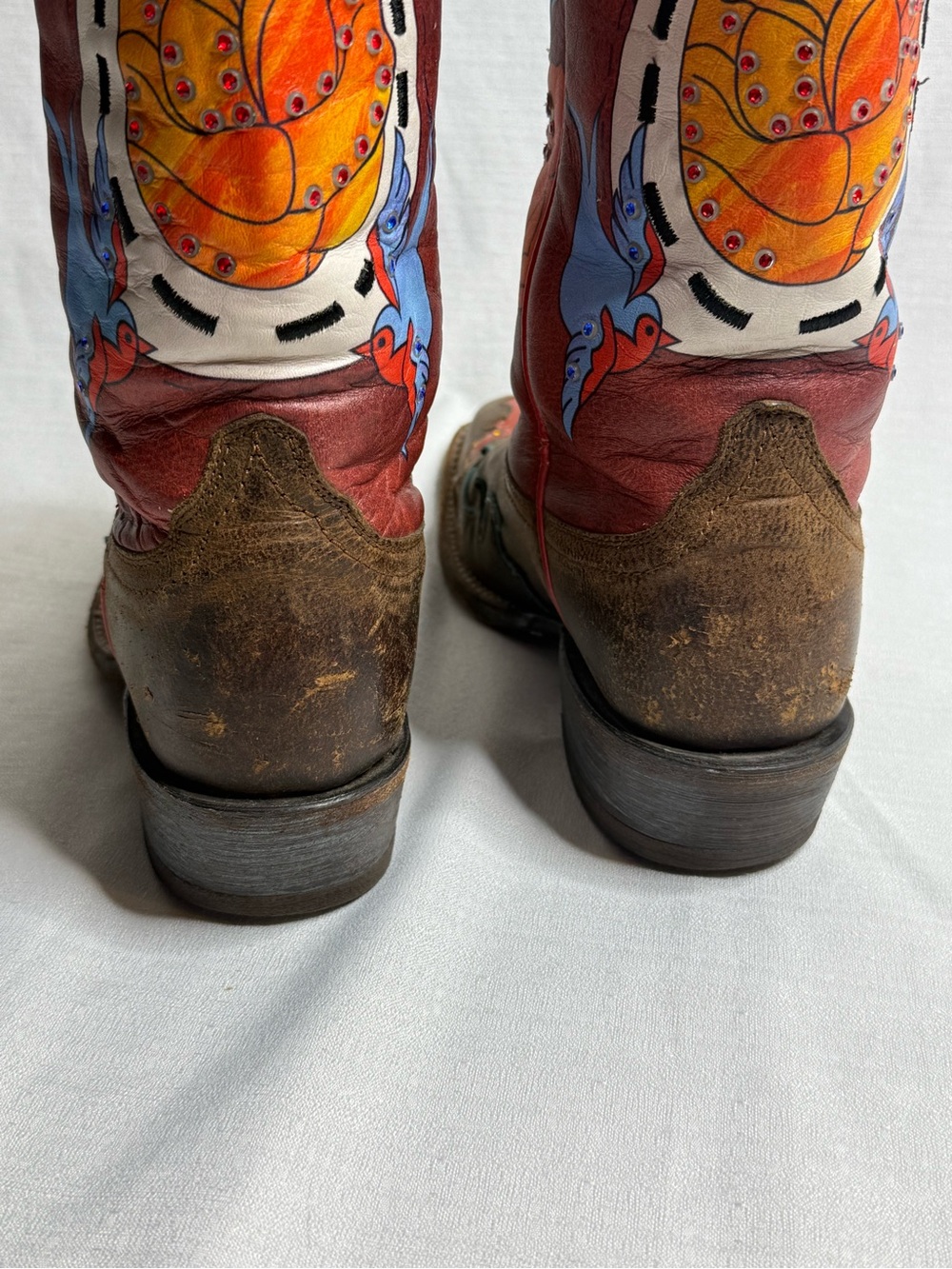 Ariat Quincy Limited Edition Bronco Billy Ride’Em Cowboy Boots Womens 7B - Picture 8 of 12